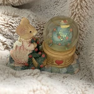 Tiny Talk snow globe figurine